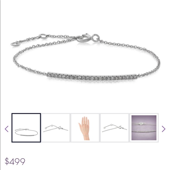 Ben Bridge 14K Diamond Bracelet - Picture 1 of 4